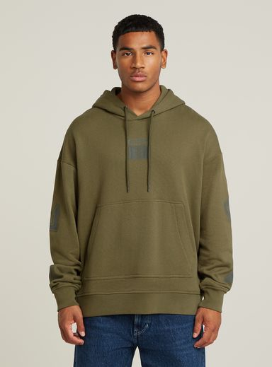Sudadera con capucha Multi Logo Loose